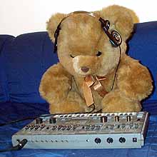 Technobrear playing astroglide